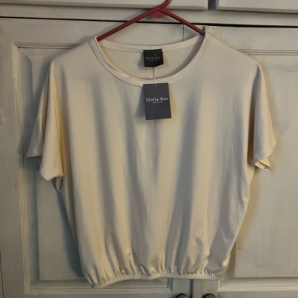 Olivia Rae Creme Shirt